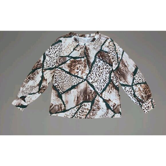 Anonyme Designers Snake skin‎ Bliuse Size Medium - Picture 1 of 7